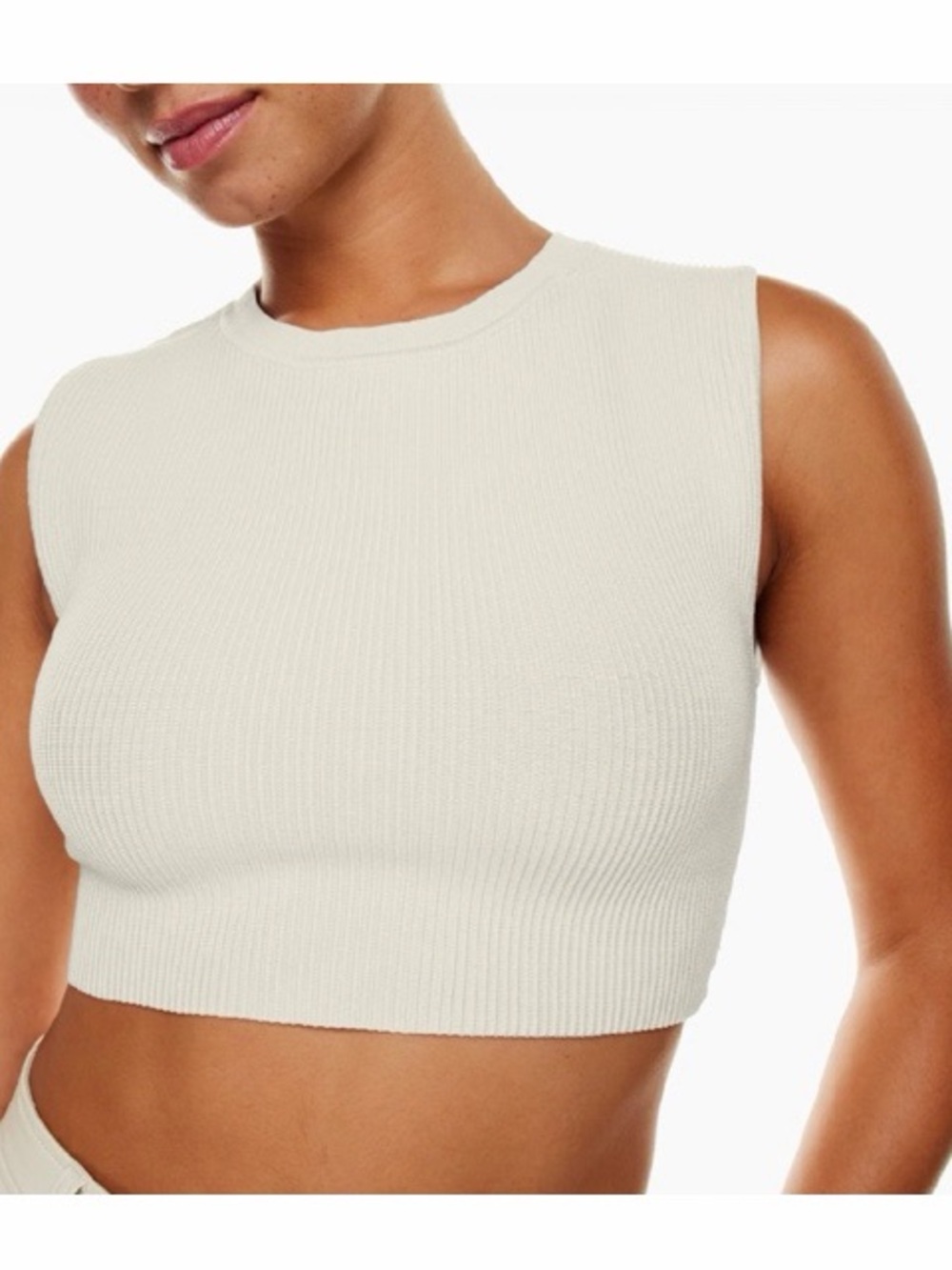 Aritzia Babaton Sculpt Knit Muscle Cropped Tank